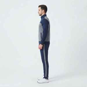 Conjunto Deportivo Informal para Hombre HAWK EYE, Transpirable, 100% Algodón, con Cierre Completo y Bolsillos Laterales, para Otoño - Product Image 3