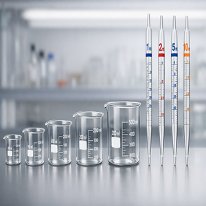 Pipettes graduées en verre borosilicate à volume fixe 10ml/25ml/50ml autoclavables, équipement de laboratoire de la marque MAYALAB 1 - Product Image 1