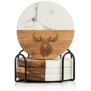 High quality Best Artisans Handmade Wooden Square Coaster Modern Design <b>Mats</b> For <b>Table</b> Decoration - Product Image 3