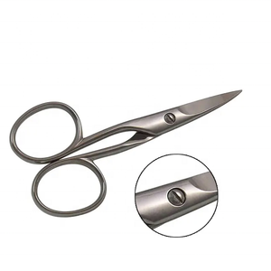 Ciseaux à cuticules en acier inoxydable, lame droite, pointe acérée, trou rond, outils de manucure durables pour adultes - Product Image 4