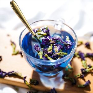 Standard Bulk <b>Dried</b> Butterfly Pea Flowers Natural Blue <b>Petals</b> Organic Herbal Slimming Tea Vacuum Pack Vietnam Beverage Supply - Product Image 1