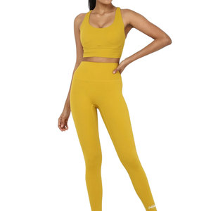 Conjunto de Yoga Premium de Alta Calidad para Mujer, Bra Deportivo Sin Costuras y Leggings, Ropa Deportiva para Gimnasio y Entrenamiento, Ropa Activa 2026 - Product Image 4