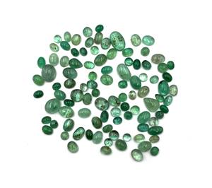 พลอยมรกตธรรมชาติจากแซมเบีย รูปทรงผสมแบบคาโบชอง ขนาด 3.50*5-6*8 มม. น้ำหนัก 5 กะรัต สำหรับทำเครื่องประดับ - Product Image 3