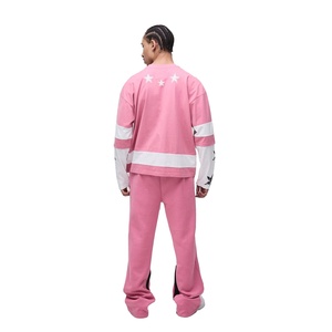 Conjunto Deportivo Personalizado de Moda con Cuello Redondo y Estampado, Ropa Deportiva Premium, Sudadera, Ropa Deportiva OEM, Conjuntos Deportivos de Marca Privada - Product Image 4
