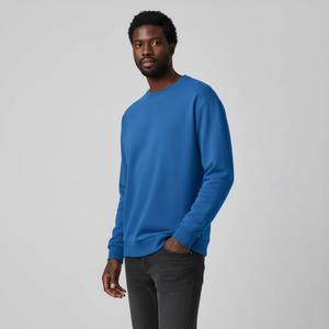 Nouveau design, style décontracté d'hiver, couleurs unies, sweat-shirt en molleton de coton de haute qualité pour homme, col rond, impression numérique, logo personnalisé - Product Image 1