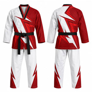 Uniforme Leggera in Tessuto Diamantato per Taekwondo, per Bambini e Adulti, <span class=keywords><strong>Gi</strong></span> e Pantaloni Gratuiti per Studenti con Cintura, per Studenti di Arti Marziali - Product Image 4