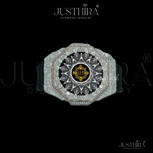 Reloj de Pulsera de Lujo con Bisel de Diamantes, Movimiento de Cuarzo, Estilo Hip Hop, Moda Premium, Diamante Moissanite VVS, Precio Bajo de Fábrica - Product Image 2