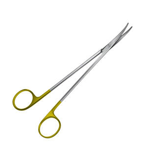 Ciseaux chirurgicaux TC Metzenbaum à bout arrondi, droits, 14 cm, pour chirurgie dentaire et vétérinaire, en acier inoxydable, réutilisables, instruments orthopédiques - Product Image 6