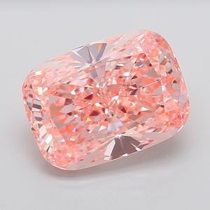 Diamante Cultivado en Laboratorio Jk Creation CVD, Color Naranja Rosado Intenso, Corte Cojín Alargado, Elaborado por Expertos, Certificado IGI ADK 311 - Product Image 1