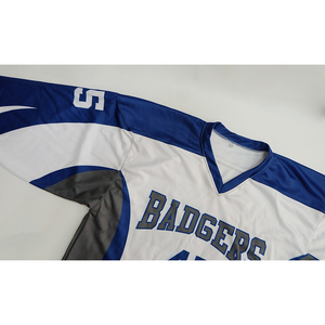 Maillot de Hockey sur Glace Personnalisé 2026 de Haute Qualité pour Club et Équipe, Anti-Bactérien, Broderie 3D, 100% Polyester - Product Image 5