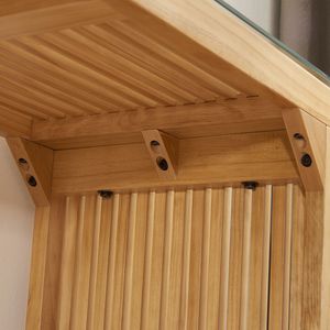 Natural Pine Versatile <b>Indoor</b> Wood Furniture Dining <b>Bench</b> Table Set for Entryway Living Room Kitchen Bedroom Kitchen Inc - Product Image 6