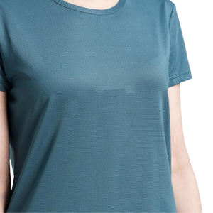 Camiseta Deportiva de Manga Corta para Mujer, Transpirable, Cuello Redondo, Ligera, de Secado Rápido, para Gimnasio, Fitness, Running, Yoga, Ropa Deportiva Informal - Product Image 2