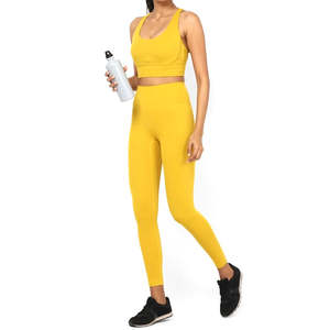 Ensemble de yoga respirant à séchage rapide, ensemble de yoga de haute qualité pour femmes, confortable, faible MOQ - Product Image 5
