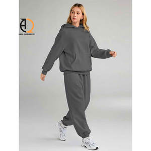 Conjunto Deportivo Personalizado con Logotipo para Mujer, de Color Sólido, Holgado y Cómodo, para Entrenamiento, Fitness y Deportes al Aire Libre - Product Image 4