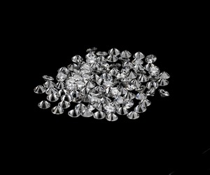 Diamantes de laboratorio de corte brillante redondo de 2.0 - 2.4 mm, diamantes de laboratorio para joyería, color E - F, claridad VVS - VS, diamantes brillantes. - Product Image 4