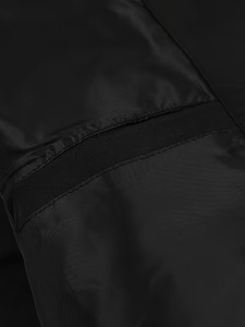 Customized High Quality 100% Cotton Men's Black <b>Summer</b> Solid Varsity <b>Jacket</b> Front Skull Embroidery OEM Supplier <b>Lightweight</b> - Product Image 4