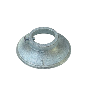 1" Galvanized Cast Iron <b>Wall</b> <b>Plate</b> for Fire Sprinkler Pipe Heavy Duty Pipe Cover QF Brand GWP100 Model Class a & B Fires - Product Image 1
