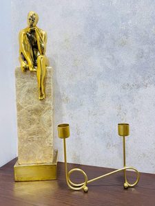 Candelabro de Metal Decorativo de Diseño Elegante para Decoración del Hogar y Regalos - Product Image 6