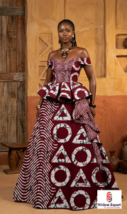 Tela de Vellón Coral Orgánica Africana Premium, Estilo Kumasi, Ligera, para Ropa de Niños, Industria Textil - Product Image 4