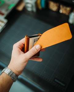Genuine Leather Handmade Custom Logo <b>Card</b> Holder RFID Blocking Slim Credit <b>Card</b> Pocket <b>Case</b> Luxury <b>Business</b> Wallet LCH-0156 - Product Image 2