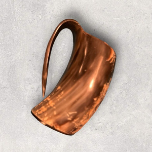 Taza de Cuerno Pulido Ecológica y Opulenta, Hecha a Mano, un Obraje Moderno que Representa la Sofisticación Rústica para Beber Cerveza - Product Image 6