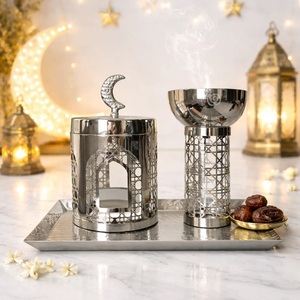 Brûleur d'encens en laiton suspendu avec chaîne, usage religieux, diffuseur de parfum décoratif toutes saisons - Product Image 5