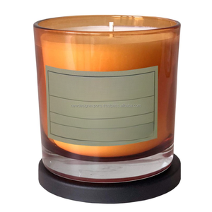 Freesia & Gardenia Scented Candle 100% Soy Wax Highly Scented Handmade Custom Fragrance Bulk Candle for Diwali and Bars - Product Image 2