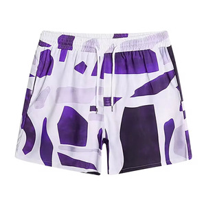 High Quality 100% Polyester Sublimation Mesh Shorts Men Summer Casual Beach Quick Dry Customized Logo Drawstring Closure - Product Image 1