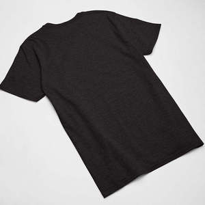 T-shirt personnalisé 350 GSM imprimé DTF respirant à manches courtes, vierge uni 100 % coton tricoté, streetwear unisexe grande taille, marque privée - Product Image 2