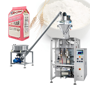 Machine de remplissage et de scellage automatique électrique verticale à vis sans fin et boîte de vitesses pour l'emballage de sachets de poudre alimentaire et de riz - Product Image 2