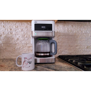 BrewSense 12 Cup Drip <b>Coffee</b> Braaun Machine with Programmable Timer and Easy Pour Glass Carafe - Product Image 1