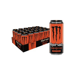 Té para Rehabilitación + Limonada Sin Azúcar, Té Helado Carbonatado Energético, Bebida Energética de 15.5 Onzas (Paquete de 15) Hecho en Alemania - Product Image 1