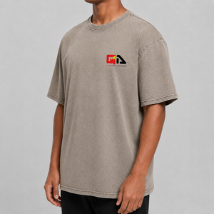 Camiseta de punto 100% algodón para hombre Gym Active Enterprises, estilo casual, cuello redondo, estampado frontal con logo, antiarrugas, de manga corta. - Product Image 3