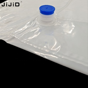 Sacs BIB en EVOH transparent pour l'emballage de boissons 5L 20L 100L 220L, résistants aux fuites, avec bouchon refermable et valve bleue de 1 pouce -30°C - Product Image 3