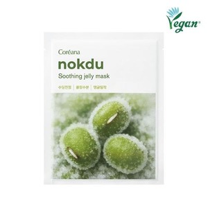 Masque facial fonctionnel coréen K-Beauty 34g, masque en gel apaisant à la fève de mungo et à la niacinamide - Product Image 2