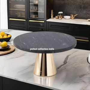 ที่วางเค้กแบบวินเทจ/ที่วางเค้กแบบโมเดิร์น/ที่วางเค้กโลหะสีเงินขาตั้งเค้กแบบเรียบง่าย - Product Image 1