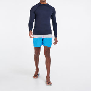 เสื้อแรชการ์ดผู้ชาย ผลิตจากโรงงานโดยตรง สำหรับผู้ใหญ่ แขนยาว ระบายอากาศ แห้งเร็ว ป้องกันรังสียูวี - Product Image 4