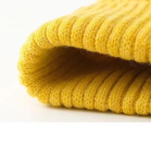 Elegant Unisex Solid Color Knit Beanie Hat 100% Polyester <b>Winter</b> <b>Cap</b> Street Style Adjustable 56-58CM Head Circumference - Product Image 5