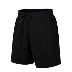Pantalones Cortos de Lona con Spandex/Poliéster para Hombre, Estilo Urbano, Secado Rápido y Transpirables, Cintura Elástica Media con Bolsillos - Product Image 1