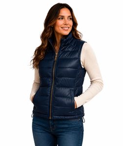 Chaleco Corto Metálico Brillante, Ropa de Moda para Mujer, Estilo Club - Product Image 2
