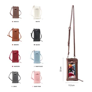 Bolso Bandolera Pequeño para Teléfono, Cartera para iPhone, Bolso Cruzado con Correa para el Hombro, Funda Impermeable para Teléfono con Ventana Táctil - Product Image 2