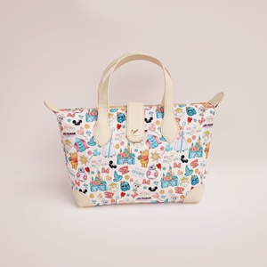 Gold Mouse Head Buckle All over Print Magic Characters Magic Kingdom Crossbody Bag Theme Park <b>Nylon</b> <b>Tote</b> Bag Pouchette <b>Tote</b> Bag - Product Image 3