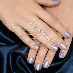 เพชรเม็ดเดี่ยวทรงมาร์คีส์ สี F น้ำหนัก 1.00-3.00 กะรัต เพชรเพาะเลี้ยงสังเคราะห์ รับรองโดย IGI สำหรับงานประดิษฐ์เครื่องประดับชั้นดี KESARI - Product Image 3