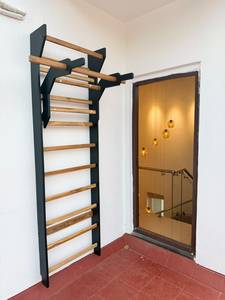 Swedish <b>Ladder</b> Wall Mounted Wooden Gymnastics <b>Ladder</b> Home Fitness Parallel Bars Indoor Training Rack Home Gym Wall <b>Ladder</b> - Product Image 2