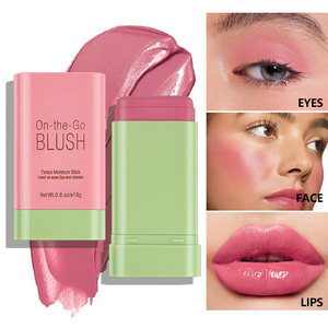 Long lasting cream <b>blush</b> stick vegan natural easy to apply waterproof <b>blush</b> makeup private label - Product Image 2