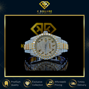 Montre de luxe unisexe à mouvement automatique et à quartz, en acier inoxydable, résistante à l'eau, avec diamants, nouveau design, en promotion - Product Image 2