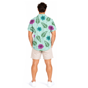 Mens Premium Tropical <b>Shirt</b> Custom Graphic Print <b>Button</b> <b>Up</b> Breathable Lightweight Resort Vacation Summer Fashion Apparel - Product Image 4
