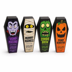Cajas de Cartón Ecológicas al por Mayor con Forma de Ataúd para Halloween, para Dulces y Golosinas, con Logotipo Personalizado, Embalaje de Cartón Reciclado - Product Image 1