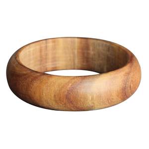Brazaletes de Madera Natural Pulida Resistentes al Agua para Mujer, Joyería Elegante y Personalizable para Uso Diario y Ocasiones Especiales - Product Image 2