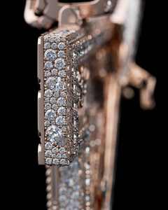 จี้เงิน 3 มิติ แบบฮิปฮอปสั่งทำพิเศษ ประดับเพชรโมอิสซาไนต์ทรงกลมและทรงบาแกตต์คุณภาพเยี่ยม VVS สำหรับเป็นของขวัญ - Product Image 3